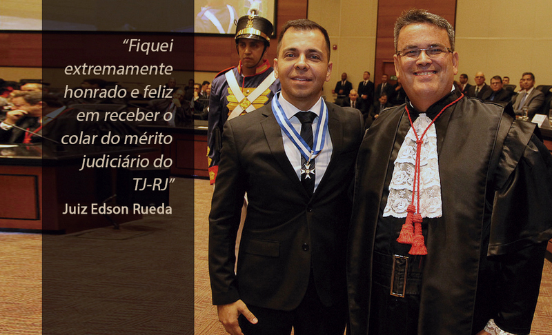 Juiz em Campo Mourão, Edson Jacobucci Rueda recebe honraria do TJ do Rio de Janeiro 