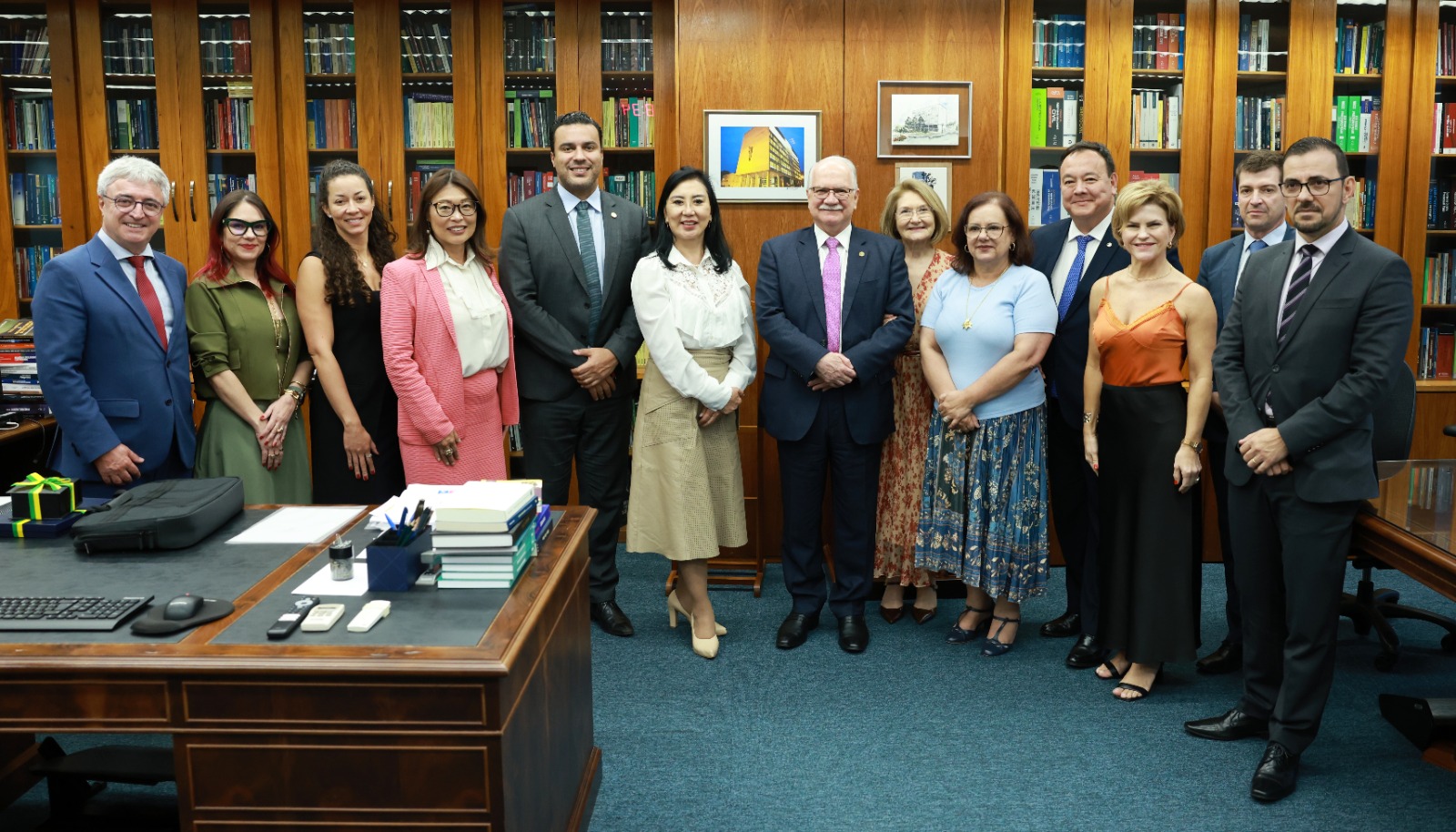 Laços paranaenses: diretores se reúnem com o ministro Fachin (STF) 