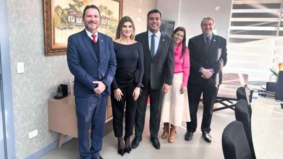  Diretorias da AMAPAR e da EMAP recepcionam o novo presidente da APMP-PR, Fernando da Silva Mattos