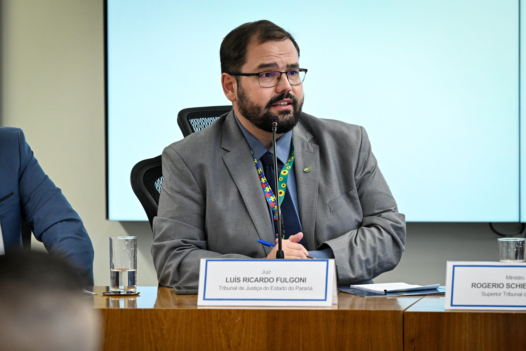 Juiz Ricardo Fulgoni representa a magistratura paranaense no simpósio promovido pelo STJ “Autismo e Justiça”