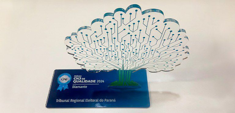 Prêmio CNJ: TRE-PR recebe o selo Diamante pela terceira vez 